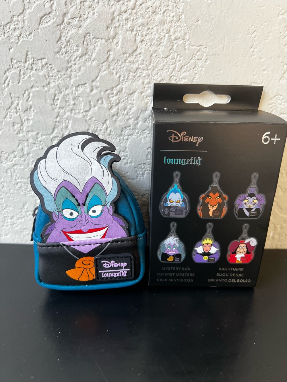 Loungefly Disney Villains Mystery Mini Backpack Keychain Bag Charm - Ursula